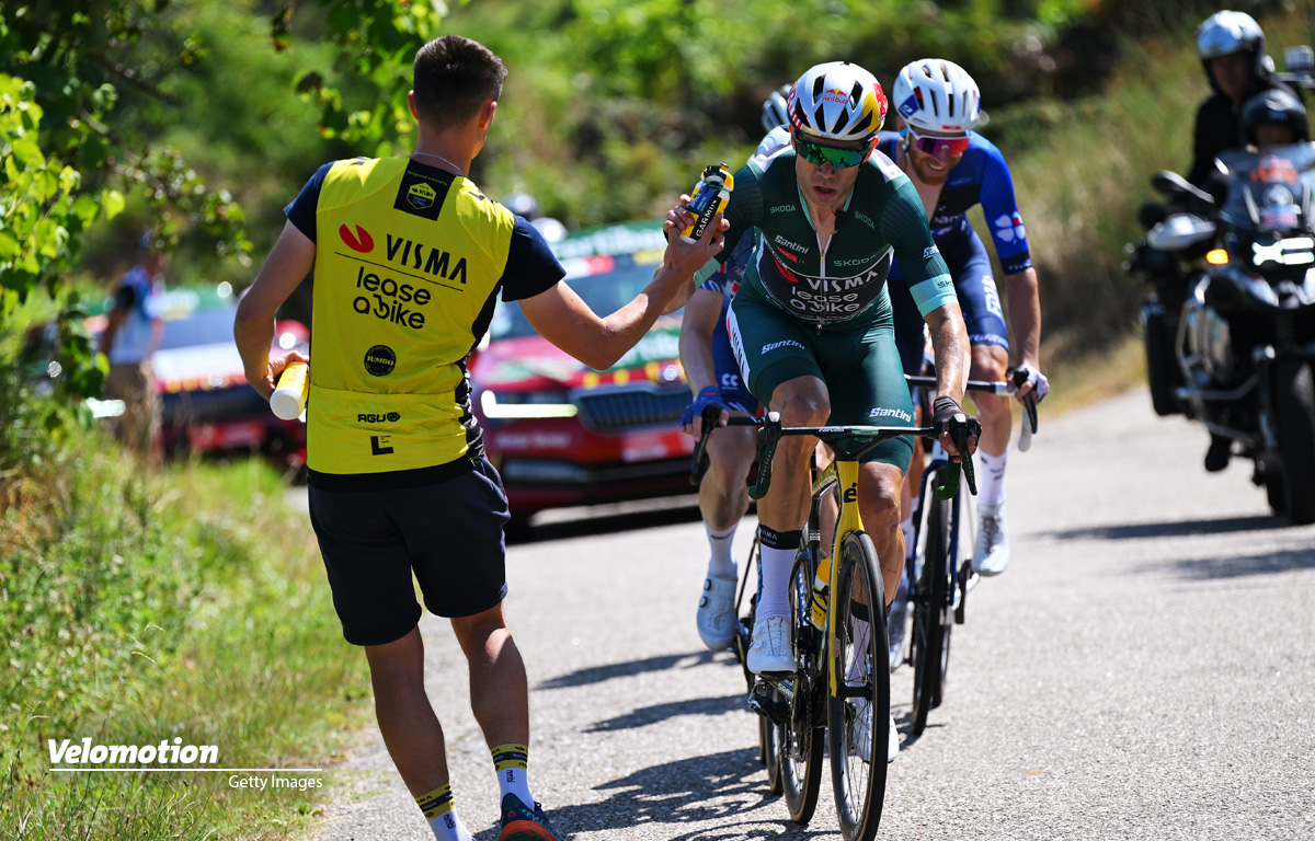 Vuelta a Espana 10 Wout van Aert wins in Baiona as a breakaway rider