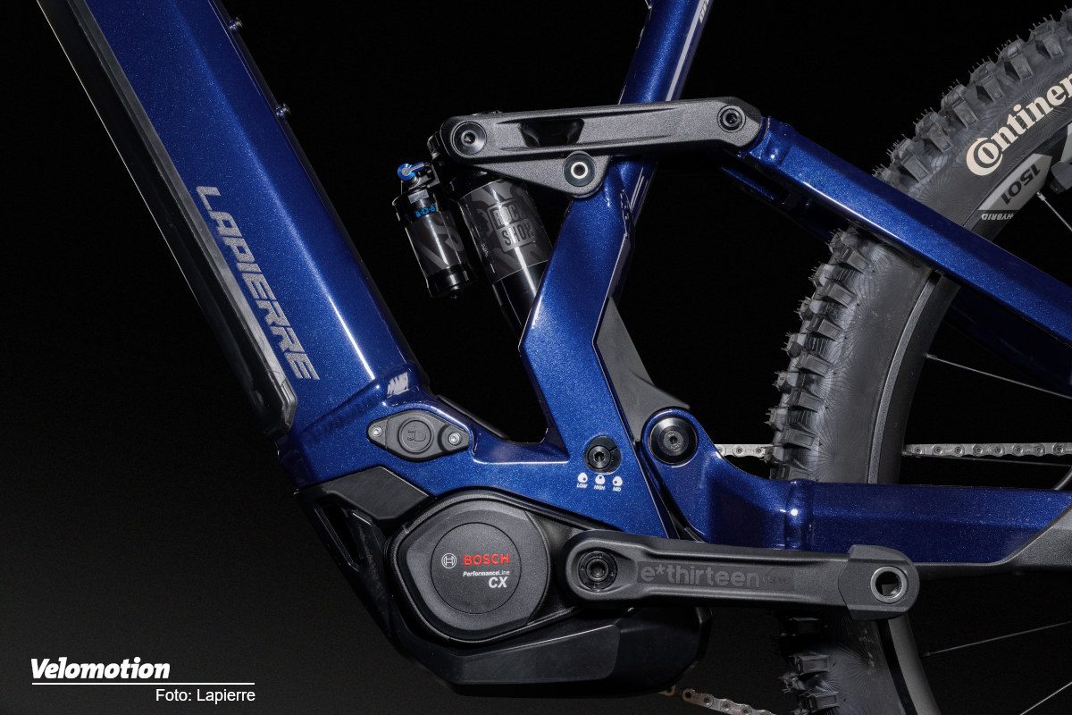 Lapierre Overvolt AM 2025 mit neuem Bosch Performance Line CX