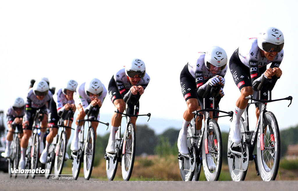 Vuelta a Espana Teamzeitfahren UAE