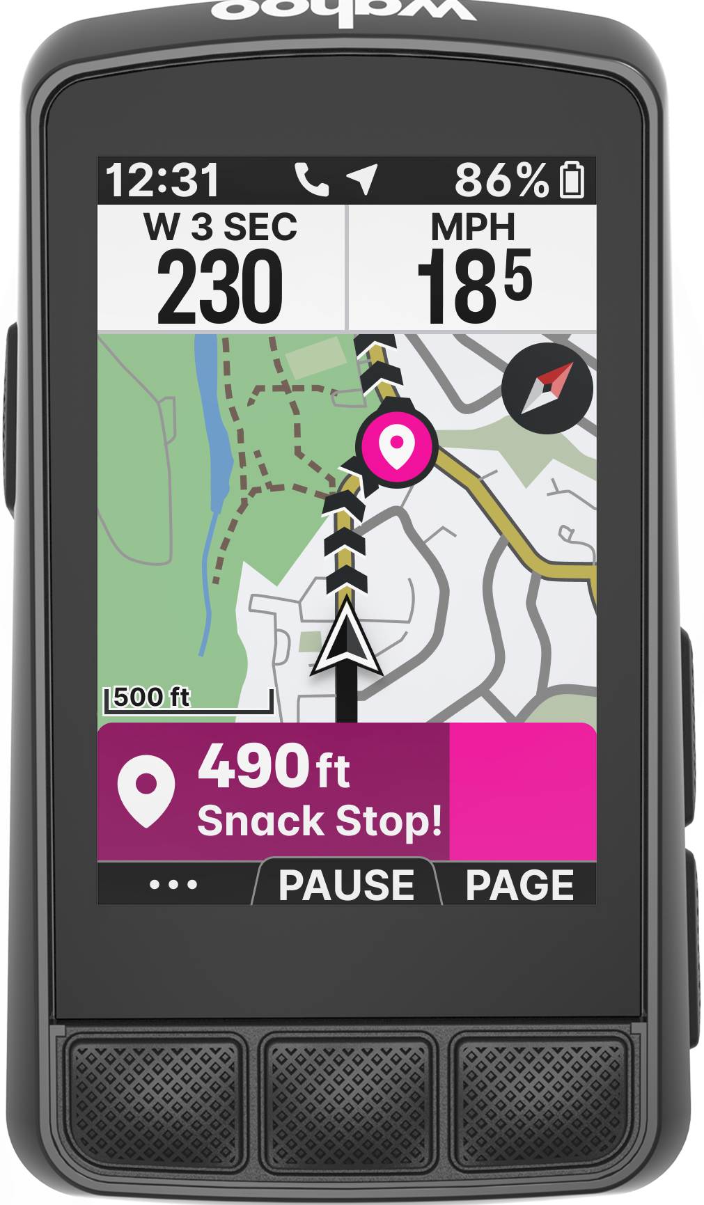 Wahoo-Custom-Waypoints-Individuelle-Routenplanung-f-r-Wahoo-Elemnt-Fahrradcomputer