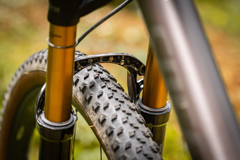 Reifenfreiheit Fox 34 SL Heckansicht