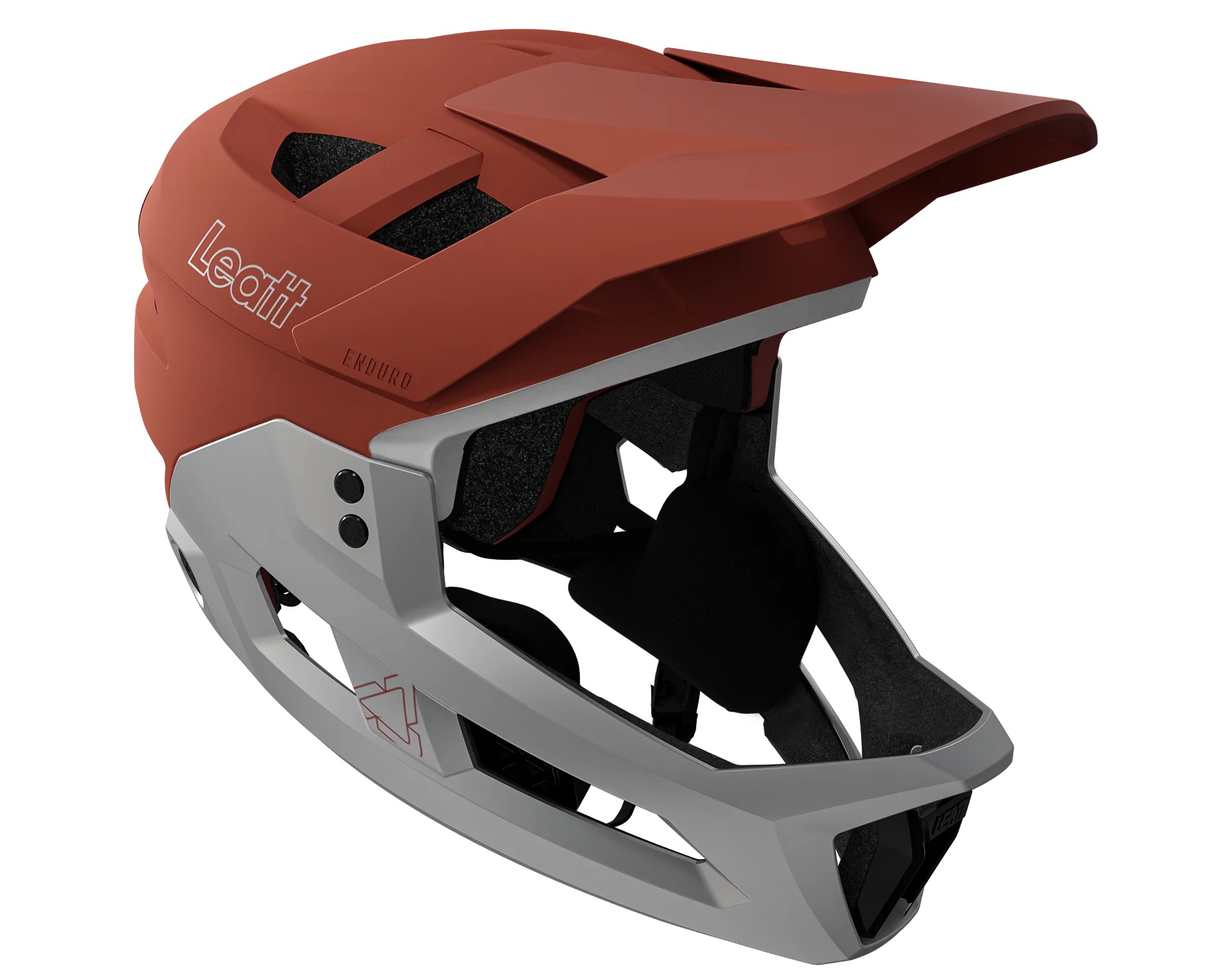 Fullface-Helm mit abnehmbaren Kinnbügel