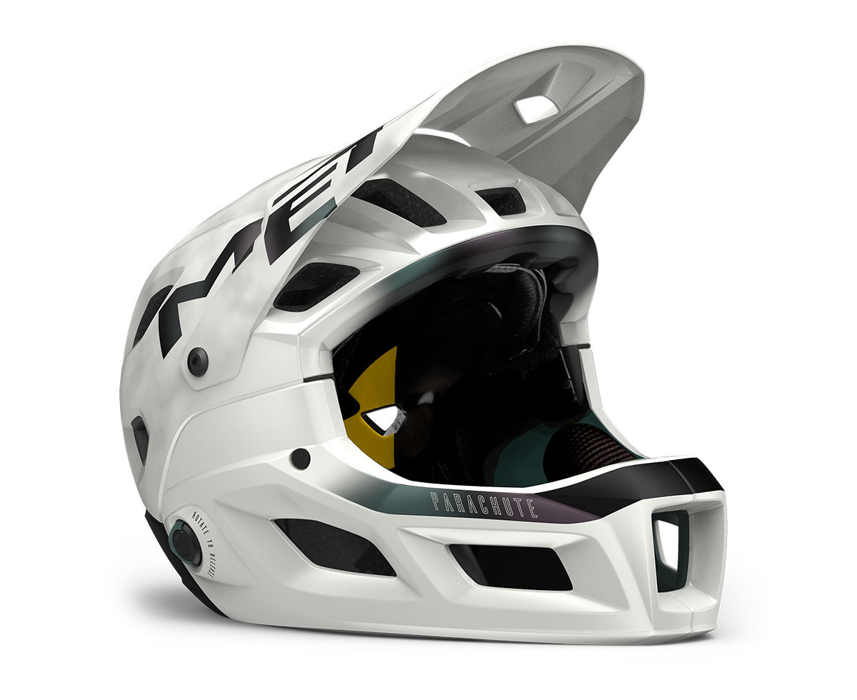 Fullface-Helm mit abnehmbaren Kinnbügel