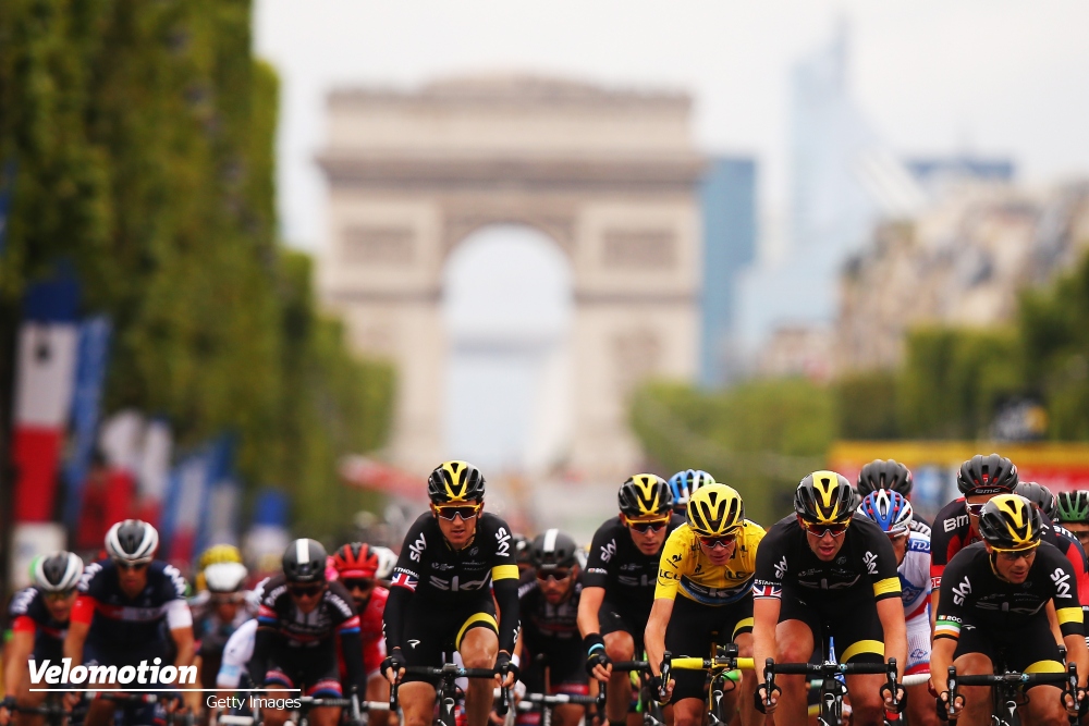 Tour de France Teams 2016 Sky Froome Thomas Paris 