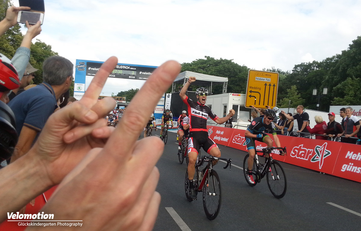 U23-Meisterschaft Velothon Berlin Sieger Pascal Ackermann