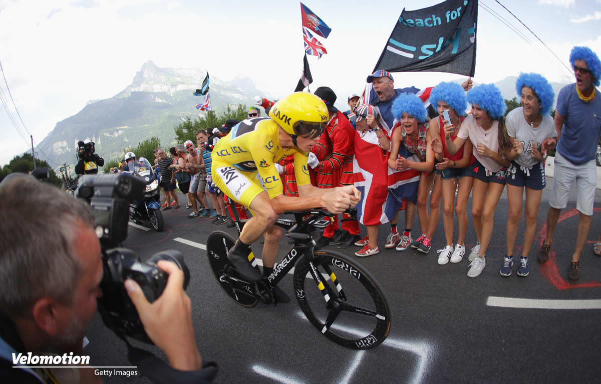 Tour de France 2016 Froome Bergzeitfahren Fans