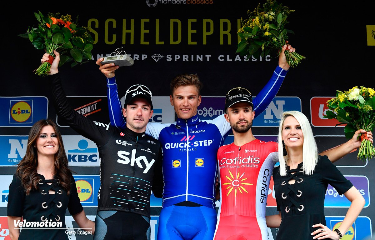 Scheldeprijs 2017 Marcel Kittel Nacer Bouhanni Elia Viviani