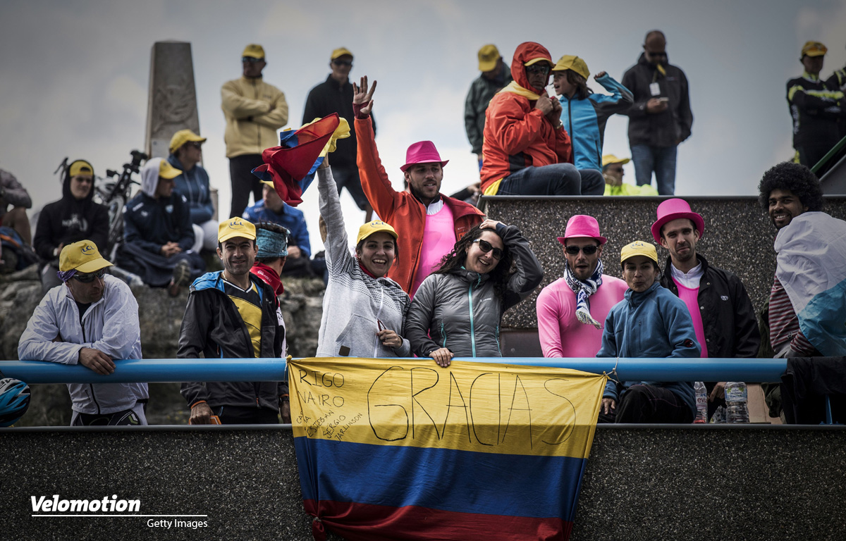 Tour de France Uran Atapuma Fans Kolumbien