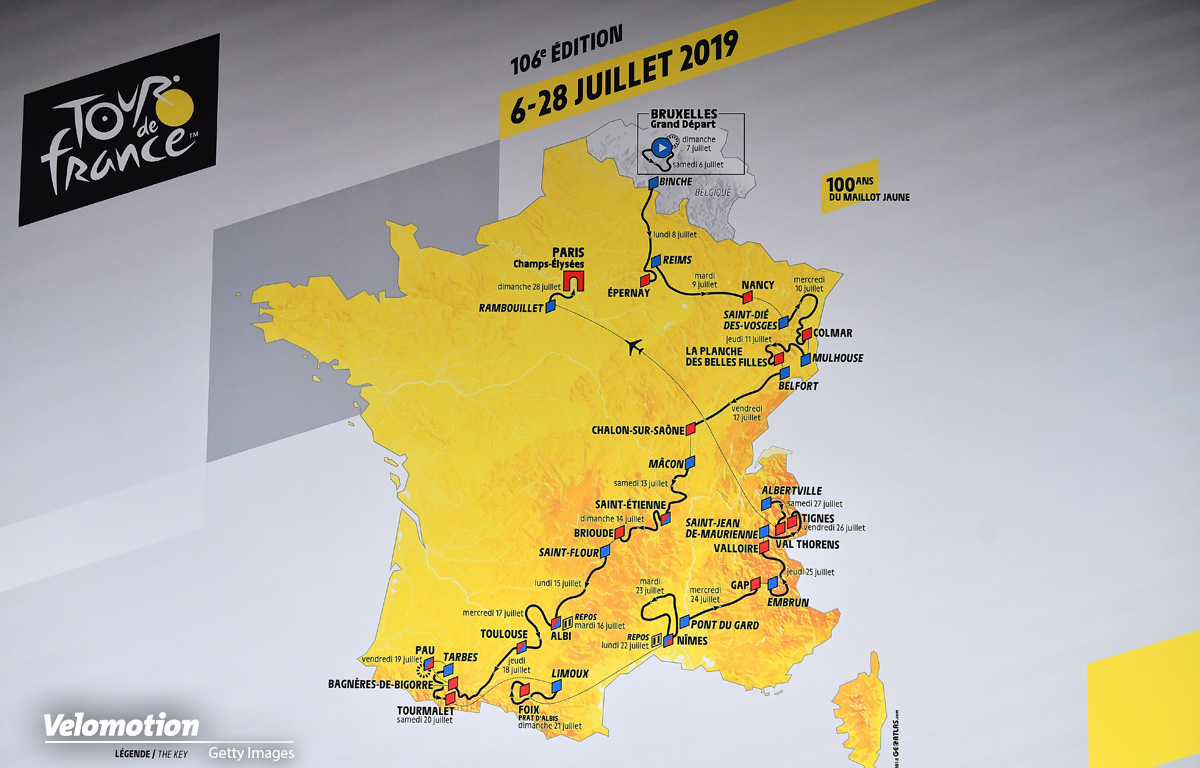 Tour de France 2019 Etappen