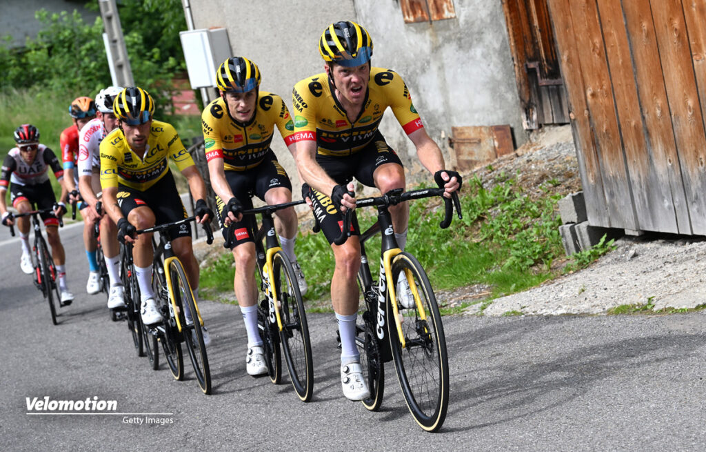 Roglic Vingegaard Dauphine Jumbo VIsma